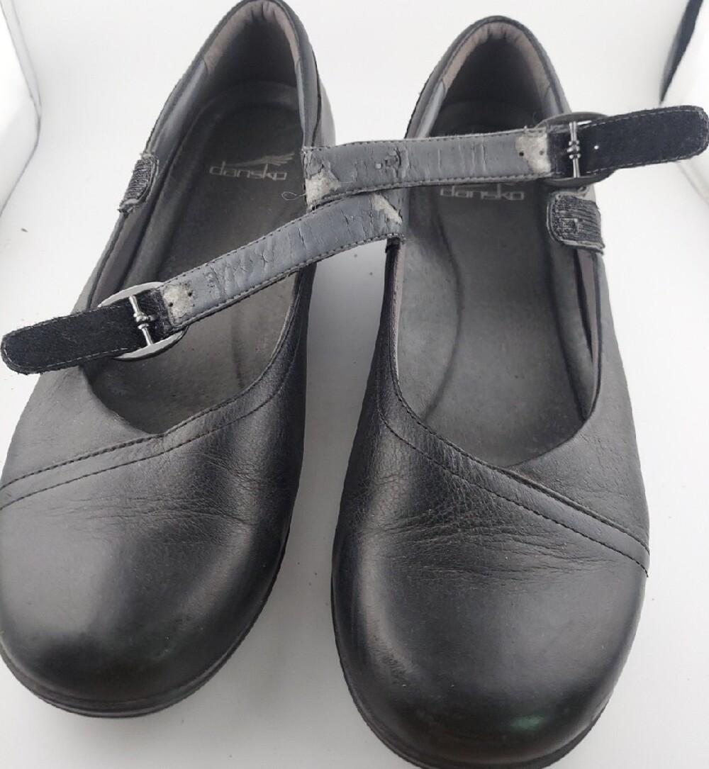 Dansko Classic Black Mary Jane Women's Comfort Shoes - Picture 5 of 7